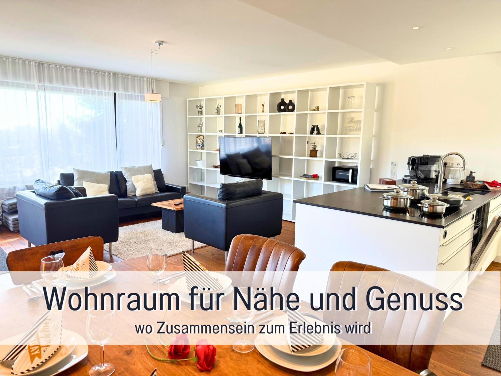 Sonnenterrasse - 3 Schlafzimmer, Whirlpool & Alpenblick - Perfekt Fuer Romantik Oder Familienurlaub Mit Kind , Hund Willkommen By Ferienwohnenamsee - Uberlingen Buitenkant foto