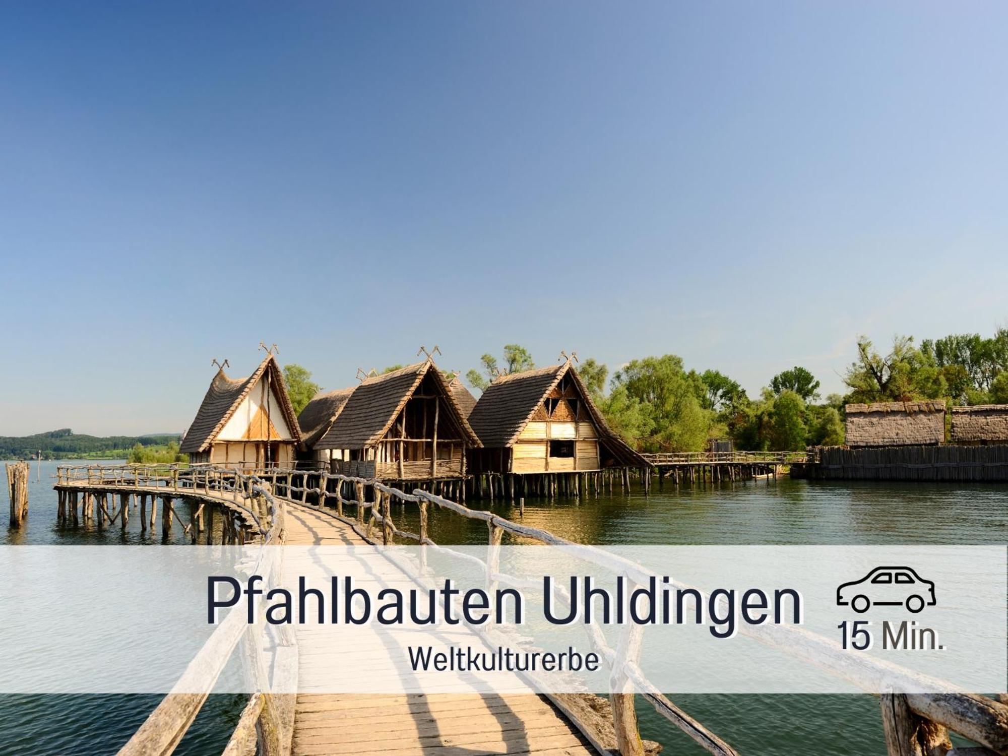 Sonnenterrasse - 3 Schlafzimmer, Whirlpool & Alpenblick - Perfekt Fuer Romantik Oder Familienurlaub Mit Kind , Hund Willkommen By Ferienwohnenamsee - Uberlingen Buitenkant foto