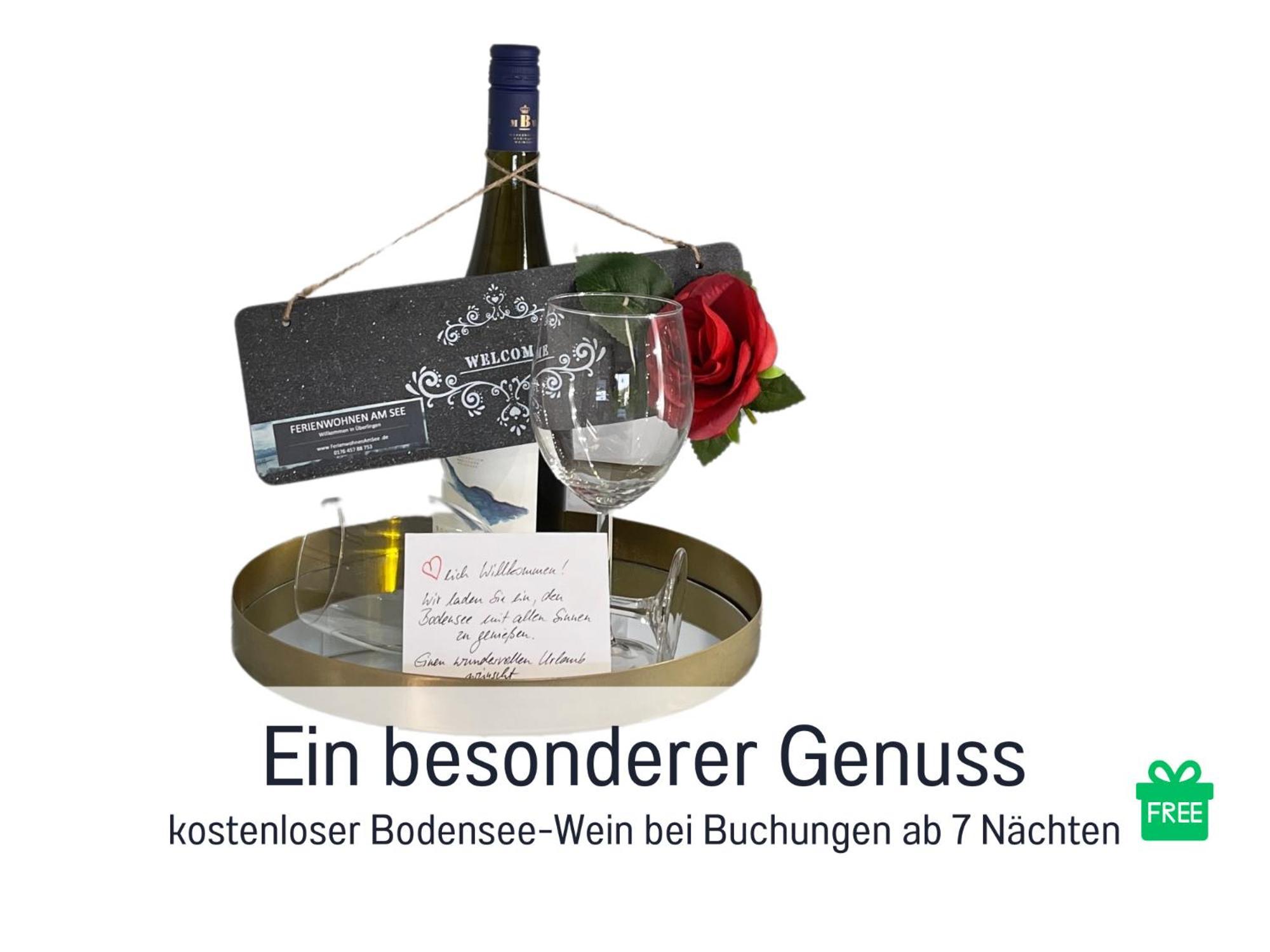 Sonnenterrasse - 3 Schlafzimmer, Whirlpool & Alpenblick - Perfekt Fuer Romantik Oder Familienurlaub Mit Kind , Hund Willkommen By Ferienwohnenamsee - Uberlingen Buitenkant foto