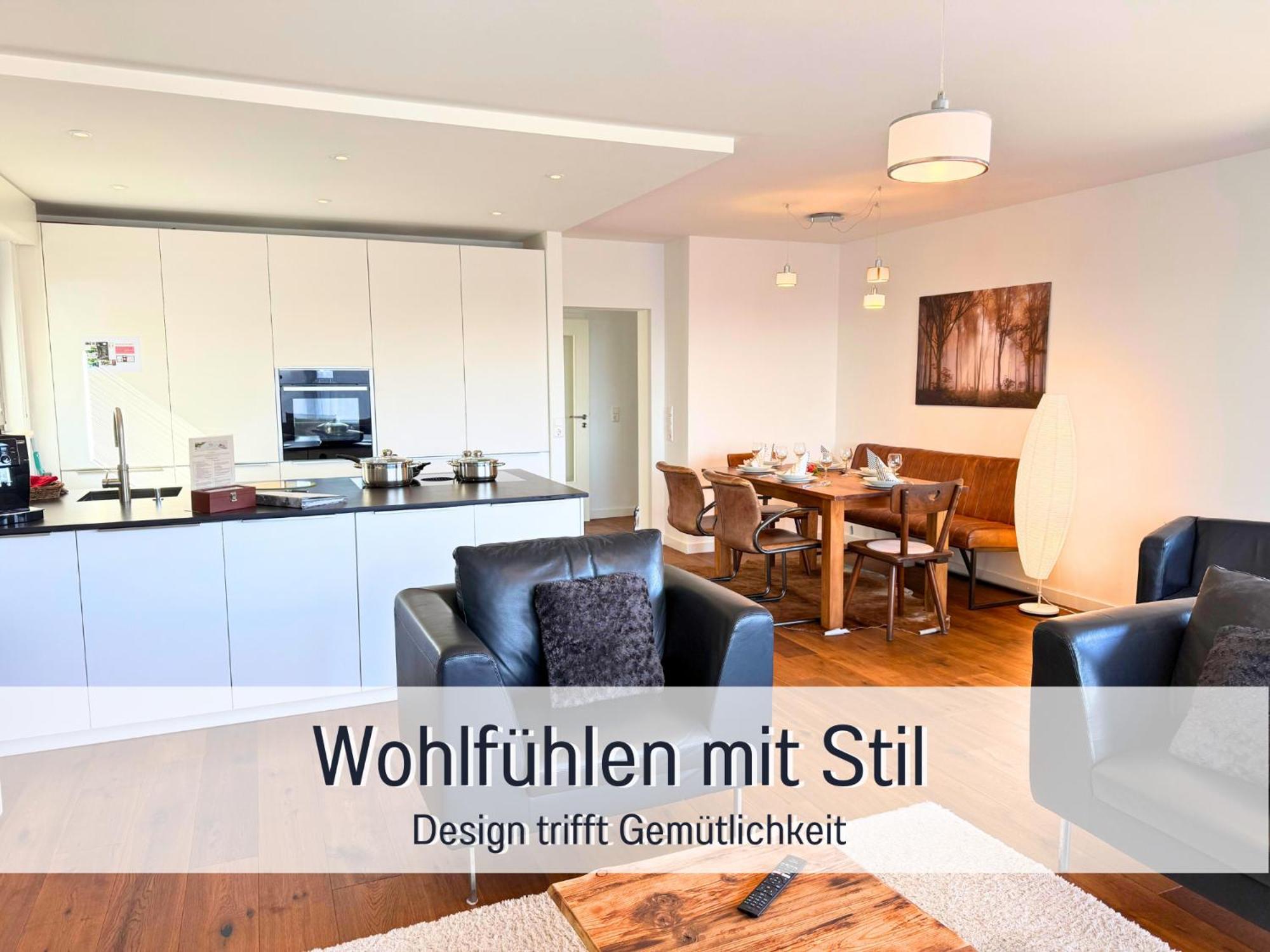 Sonnenterrasse - 3 Schlafzimmer, Whirlpool & Alpenblick - Perfekt Fuer Romantik Oder Familienurlaub Mit Kind , Hund Willkommen By Ferienwohnenamsee - Uberlingen Buitenkant foto